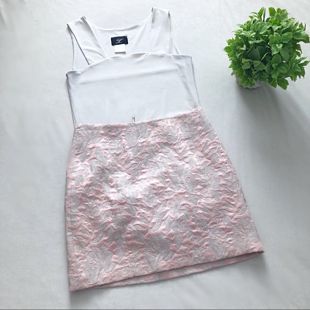 Iridescent Pink Mini Skirt